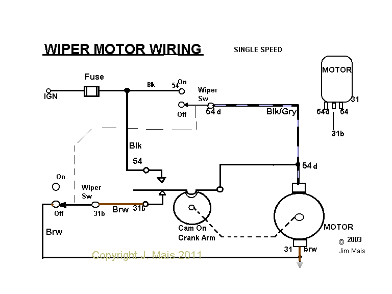 TheSamba.com :: View topic - 66 Wiper Problem 2003 impala wiper motor wiring diagram 